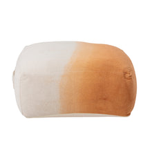 Load image into Gallery viewer, Cara Two-tone Pouffe in Orange
