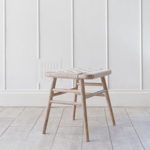 Load image into Gallery viewer, Kibo Handwoven Mango Wood Stool
