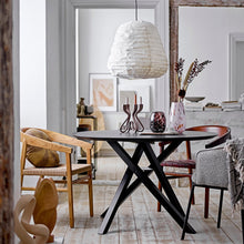 Load image into Gallery viewer, Connor Oak Dining Table in Black
