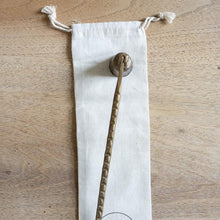Load image into Gallery viewer, Forged Candle Snuffer in Brass
