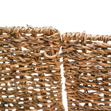 Load image into Gallery viewer, Ivyline Square Foldable Tree Skirt in Seagrass
