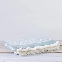 Load image into Gallery viewer, Fyn Geometric Throw in Sea Green
