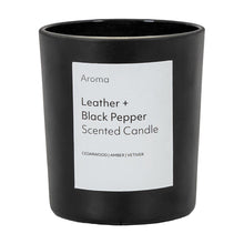 Load image into Gallery viewer, Gallery Interiors Aroma Votive Leather &amp; Black Pepper Scent
