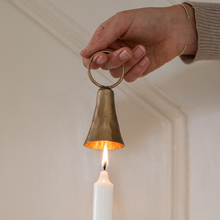 Load image into Gallery viewer, Bell Candle Snuffer in Brass
