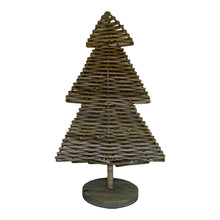Load image into Gallery viewer, Ivyline Rattan Christmas Tree in Natural
