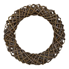 Load image into Gallery viewer, Ivyline Large Rattan Wreath in Natural
