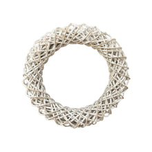 Load image into Gallery viewer, Ivyline Rattan Wreath in White
