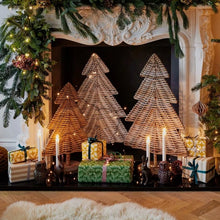 Load image into Gallery viewer, Ivyline Rattan Large Christmas Tree in Natural
