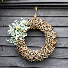 Load image into Gallery viewer, Ivyline Rattan Wreath in Natural
