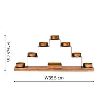 Load image into Gallery viewer, Ivyline Tealight Candle Holder in Antique Brass
