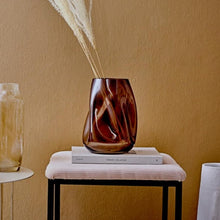 Load image into Gallery viewer, Ingolf Glass Vase in Brown
