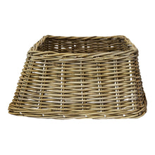 Load image into Gallery viewer, Ivyline Square Tree Skirt in Wicker
