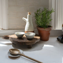 Load image into Gallery viewer, Forged Pair of Salad Servers in Brass
