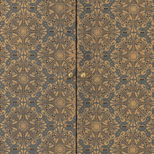 Load image into Gallery viewer, Lynne Mango Wood Patterned Cabinet in Black
