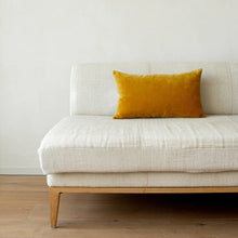 Load image into Gallery viewer, Misi Velvet Cushion in Yellow
