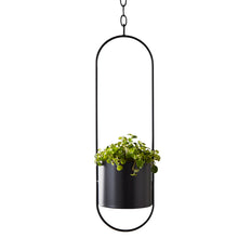 Load image into Gallery viewer, Lalita Large Hanging Plant Holder in Black
