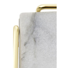 Load image into Gallery viewer, Cleo Marble Coaster in White

