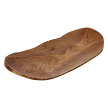 Load image into Gallery viewer, Winnie Wood Flat Fruit Tray in Brown
