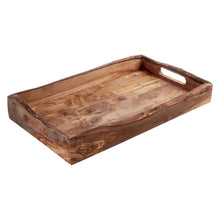 Load image into Gallery viewer, Winnie Olive Wood Serving Tray in Brown
