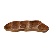 Load image into Gallery viewer, Winnie Wood Antipasti Dish in Brown
