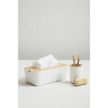 Load image into Gallery viewer, Noah Tissue Box in White
