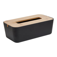 Load image into Gallery viewer, Noah Tissue Box in Black
