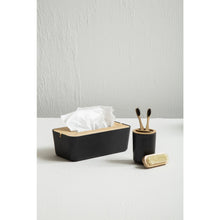 Load image into Gallery viewer, Noah Tissue Box in Black
