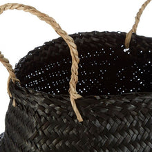 Load image into Gallery viewer, Briana Seagrass Basket in Black

