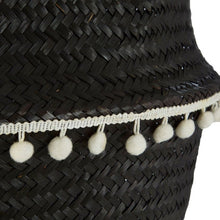 Load image into Gallery viewer, Briana Seagrass Basket in Black
