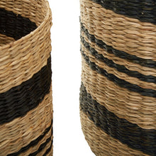 Load image into Gallery viewer, Hunter Set of 2 Striped Storage Baskets in Natural

