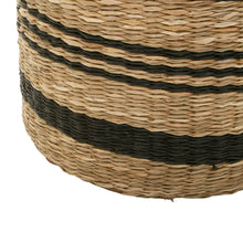 Load image into Gallery viewer, Hunter Set of 2 Striped Storage Baskets in Natural
