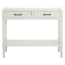Load image into Gallery viewer, Ingrid Rectangular Wooden Console Table in White
