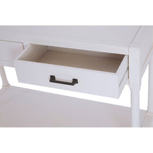Load image into Gallery viewer, Ingrid Rectangular Wooden Console Table in White
