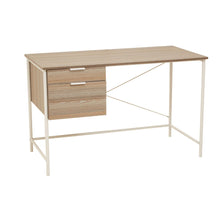 Load image into Gallery viewer, Dani Double Drawer Desk in Light Oak
