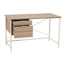 Load image into Gallery viewer, Dani Double Drawer Desk in Light Oak
