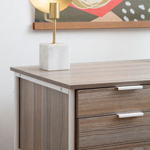 Load image into Gallery viewer, Dani Double Drawer Desk in Light Oak
