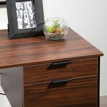 Load image into Gallery viewer, Dani Double Drawer Desk in Dark Walnut
