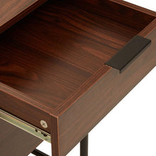 Load image into Gallery viewer, Dani Double Drawer Desk in Dark Walnut
