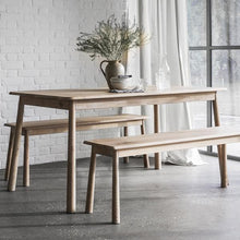 Load image into Gallery viewer, Murphy 4 Seater Rectangular Oak Dining Table in Natural
