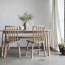 Load image into Gallery viewer, Murphy 4 Seater Rectangular Oak Dining Table in Natural
