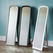 Load image into Gallery viewer, Zoe Freestanding Mirror in Brass
