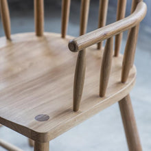 Load image into Gallery viewer, Murphy Set of 2 Oak Dining Chairs with Arms in Natural
