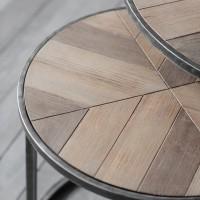 Load image into Gallery viewer, Alma Wooden Nest Of Coffee Tables in Natural
