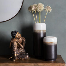 Load image into Gallery viewer, Adeline Vases Set Of 2 in Brown
