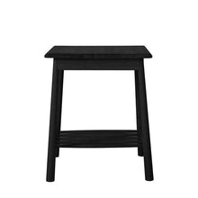 Load image into Gallery viewer, Murphy Square Oak Side Table in Black
