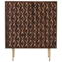 Load image into Gallery viewer, Jade Small Acacia Wood Drinks Cabinet in Gold
