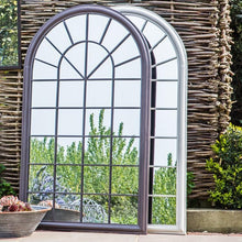 Load image into Gallery viewer, Daisy Window Pane Outdoor Mirror
