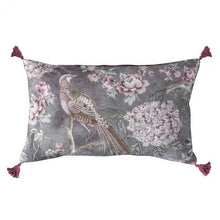 Load image into Gallery viewer, Lea Tassel Cushion in Grey
