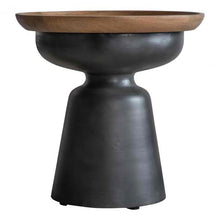 Load image into Gallery viewer, Ariadna Mango Wood Side Table in Grey
