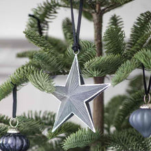 Load image into Gallery viewer, Star Bauble in Grey/Silver
